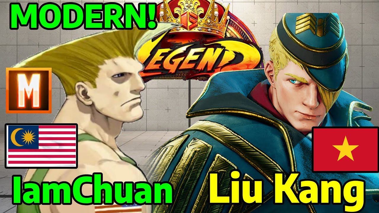 🔥 STREET FIGHTER 6 ➥ IamChuan (GUILE ガイル) VS. Liu Kang (ED エド)  LEGEND RANKS 🔥