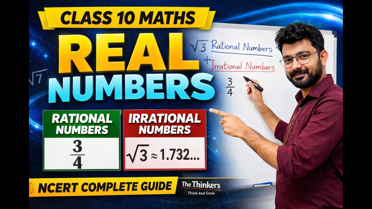 Real Numbers All Concepts | Class 10 Maths ||One shot| NCERT | The Thinkers 1729 #Class10Maths