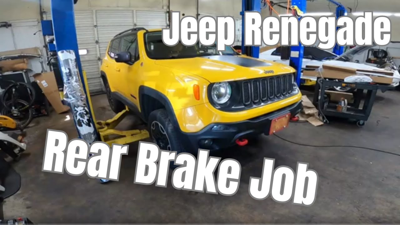 Ремонт заднего тормоза Jeep Renegade