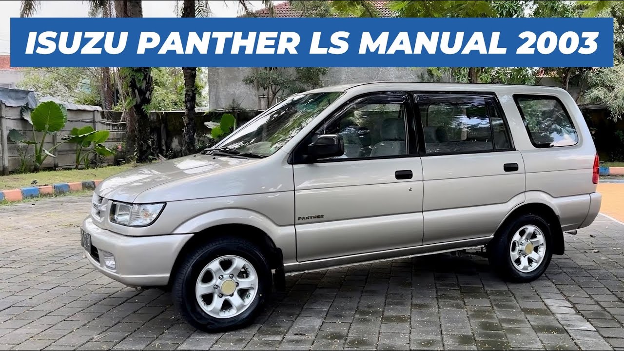 ISUZU PANTHER 2.5 LS MANUAL 2003