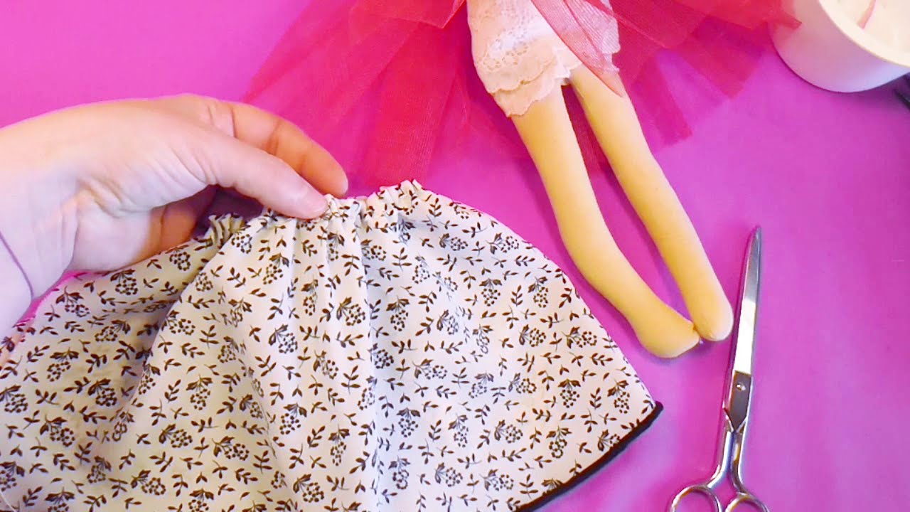 TUTORIAL MUÑECA DE TELA, vestido 2/5 video- 48