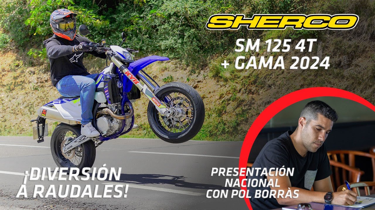Nueva Sherco SM 125 4T, la herramienta de diversión sin fin