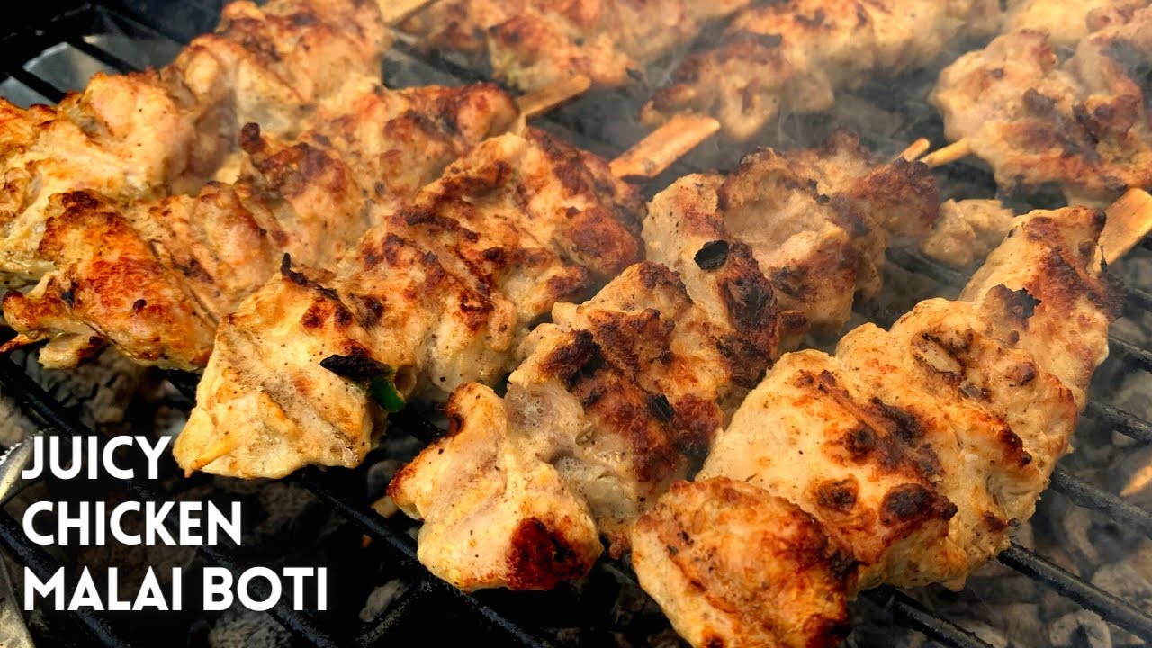 Рецепт сочной малайской курицы Тикка Боти | Рецепт курицы-барбекю по-пакистански