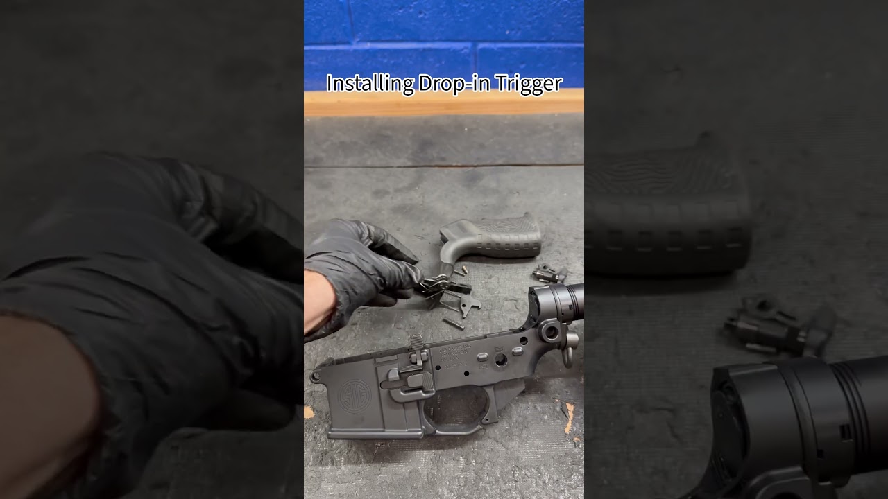 Installing drop-in trigger Sig Sauer M400 #sigsauer #phoenix #scottsdale #az #veteranowned