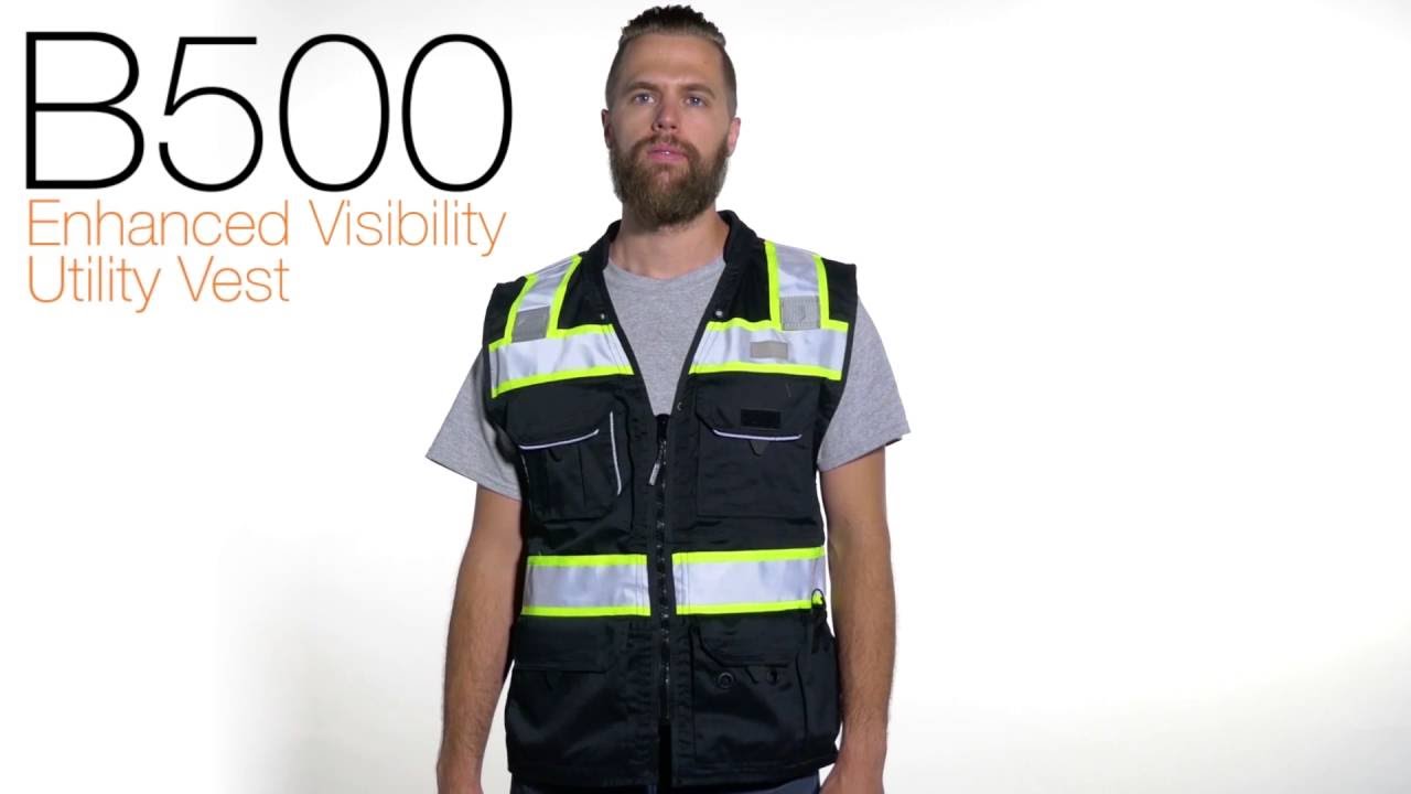 ML Kishigo B500 Enhanced Visibility Professional Utility Vest