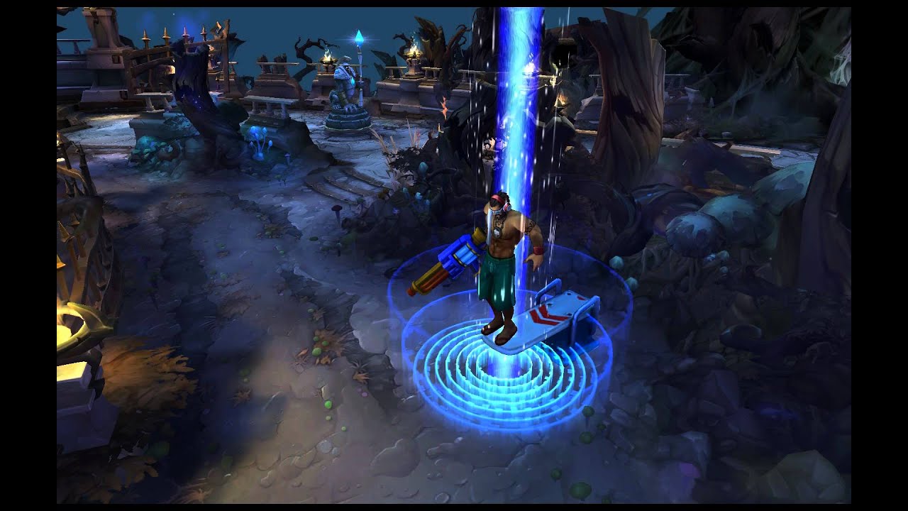 League of Legends - Pool Party Graves (Recall Animation)