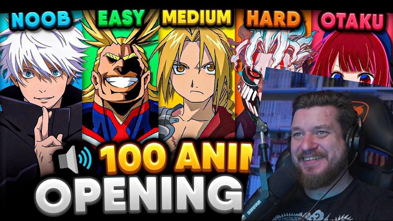 УГАДАЙ 100 ОПЕНИНГОВ АНИМЕ【СУПЕР ЛЕГКО ➜ ОТАКУ】100 ЭПИЧНЫХ ОПЕНИНГОВ 🔥💯 | Реакция на Donki - Anime
