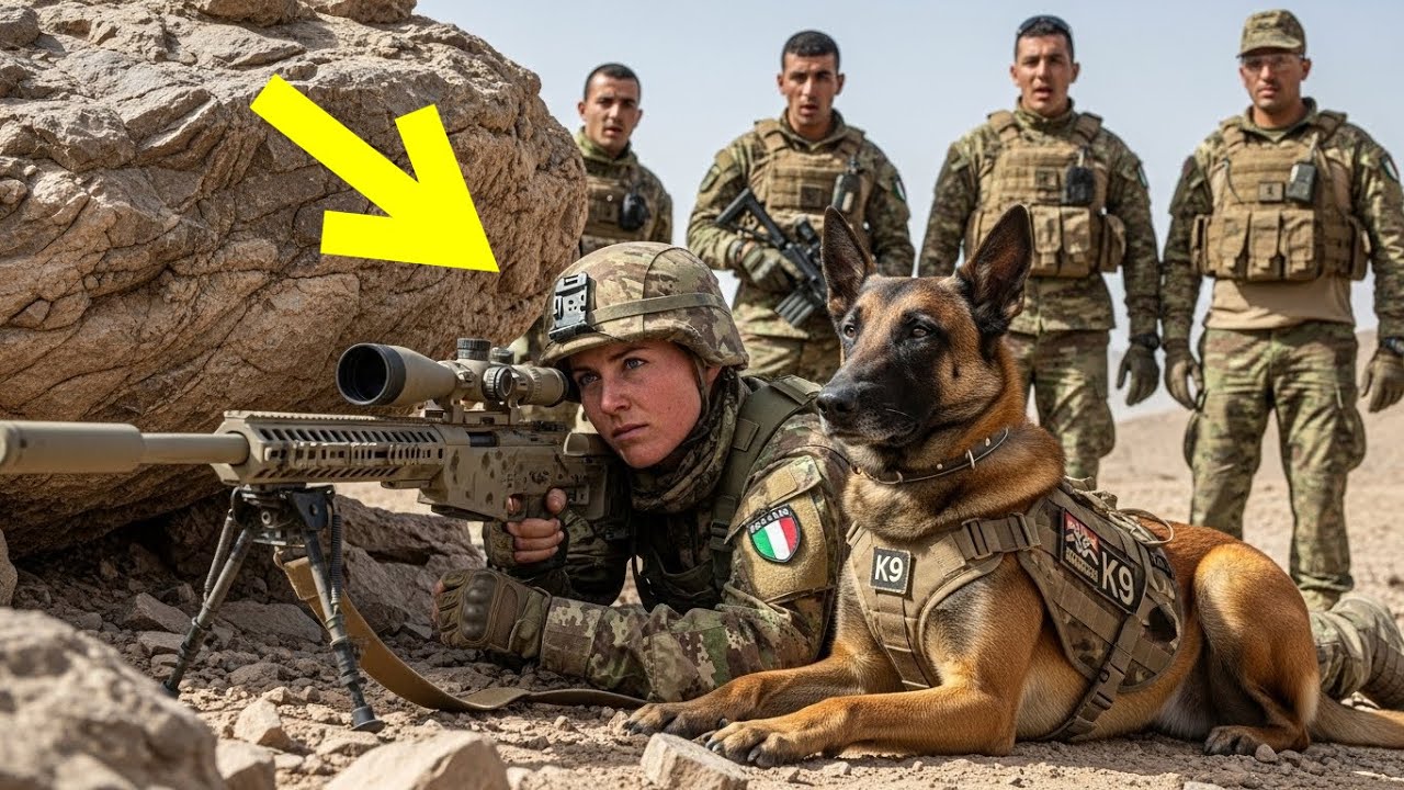 Derisero la cecchina — finché lei e il suo K9 combatterono fianco a fianco e cancellarono il nemico.