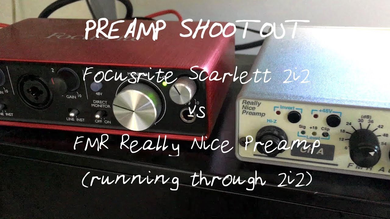 Focusrite 2i2 vs FMR RNP