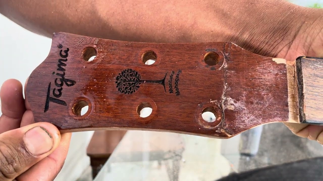 RESTAURAÇÃO DE BRAÇO DE VIOLÃO PARTE 2