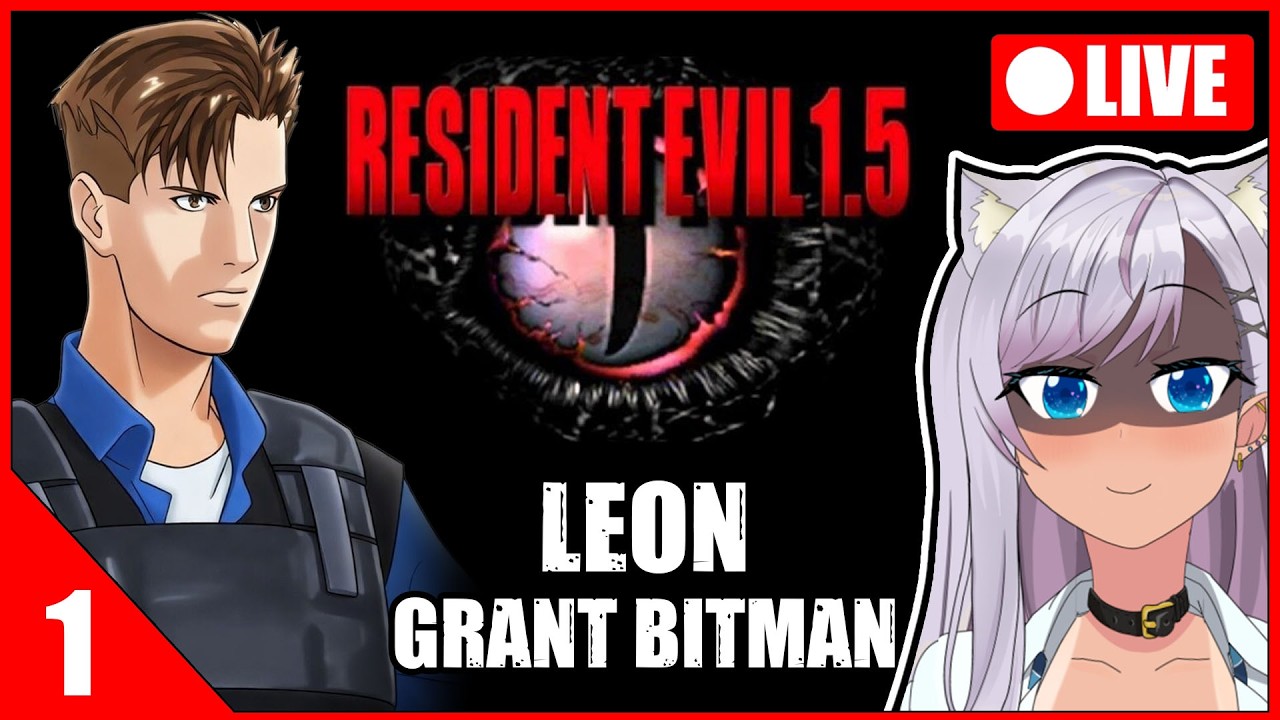 Resident Evil 1.5 HD - Leon Scenario - Racoon City Police Department ELZA/LEON [PS1 1080p/60FPS]