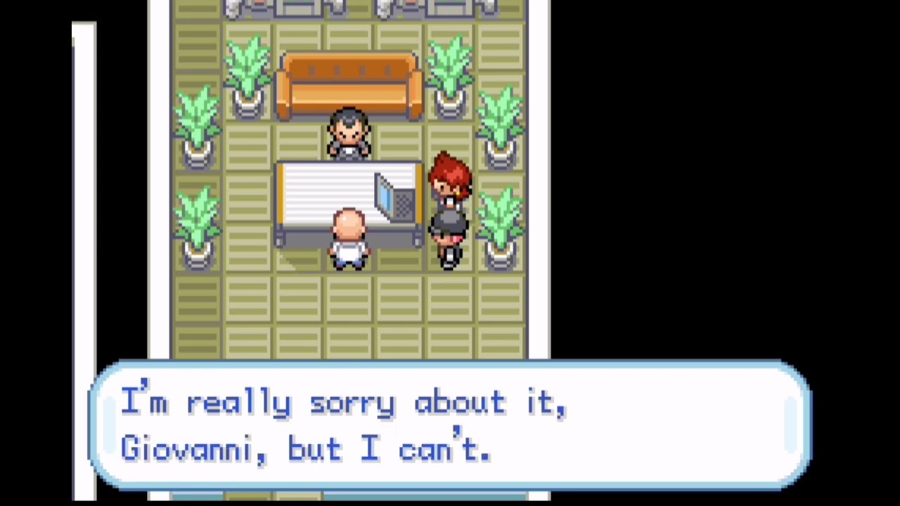 Giovanni Threatens Blaine to Make Porygon | Pokemon Fire Red Team Rocket Edition