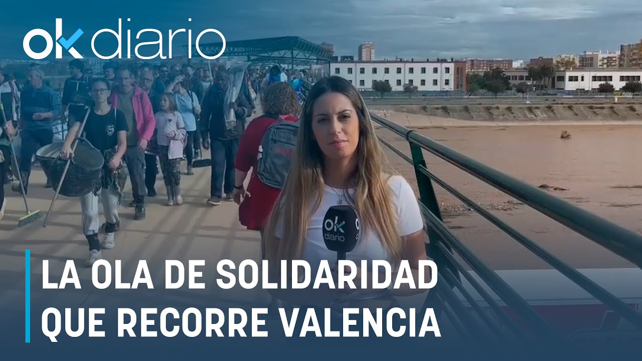 La ola de solidaridad que recorre Valencia: 