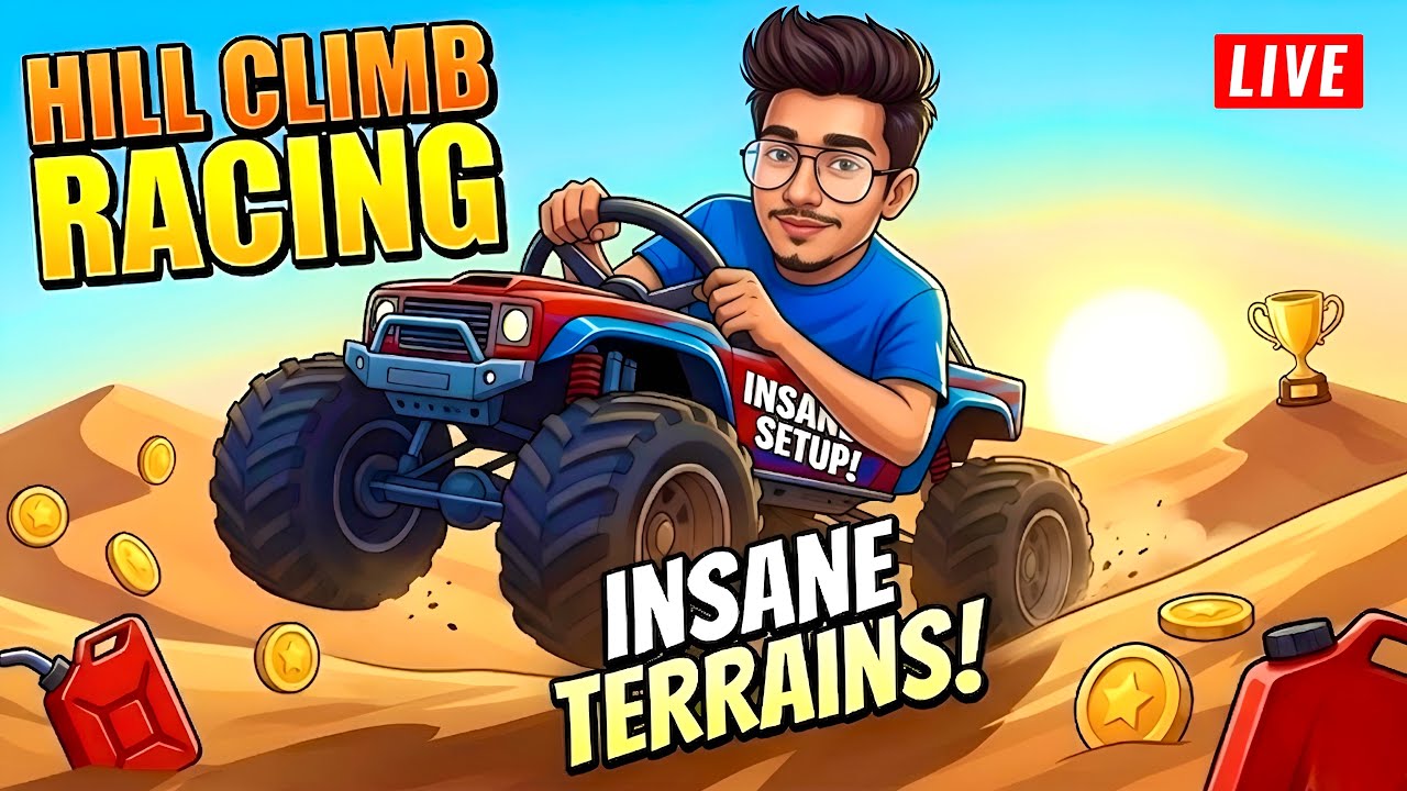 Hill Climb Racing Iive Stream 🥰#live #hillclimbracing