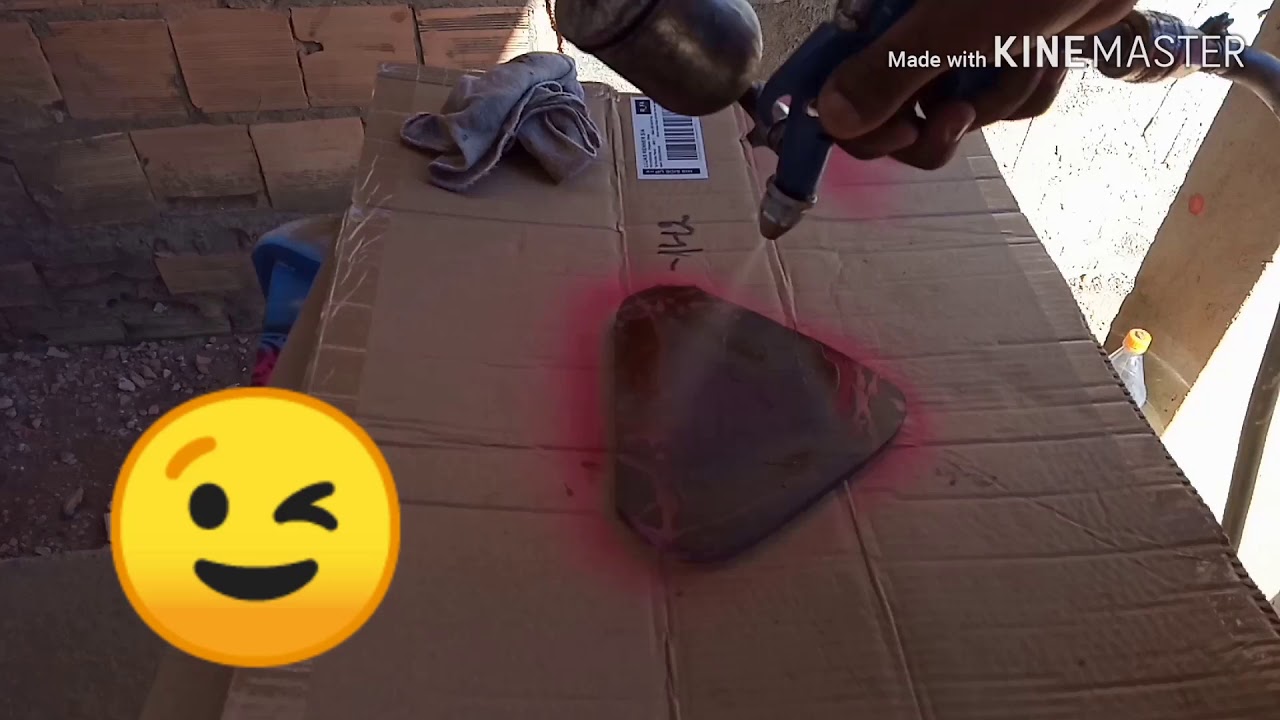 Passo a passo como pintar "logo" no acrílico