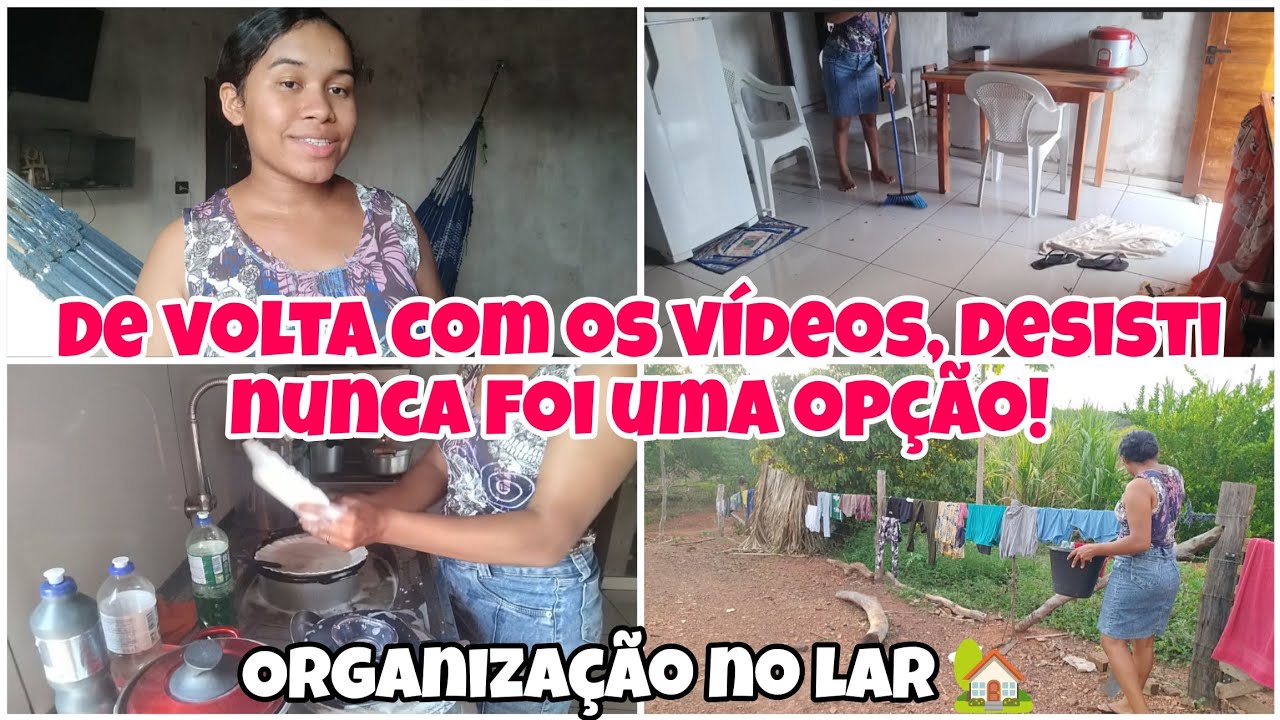 ORGANIZAÇÃO NO LAR 🏡• DE VOLTA COM OS VÍDEOS, DESISTI NUNCA FOI UMA OPÇÃO! 🫵