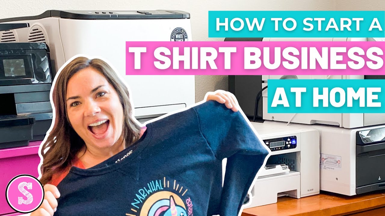 💰How to Start a T Shirt Business at Home with Silhouette or Cricut