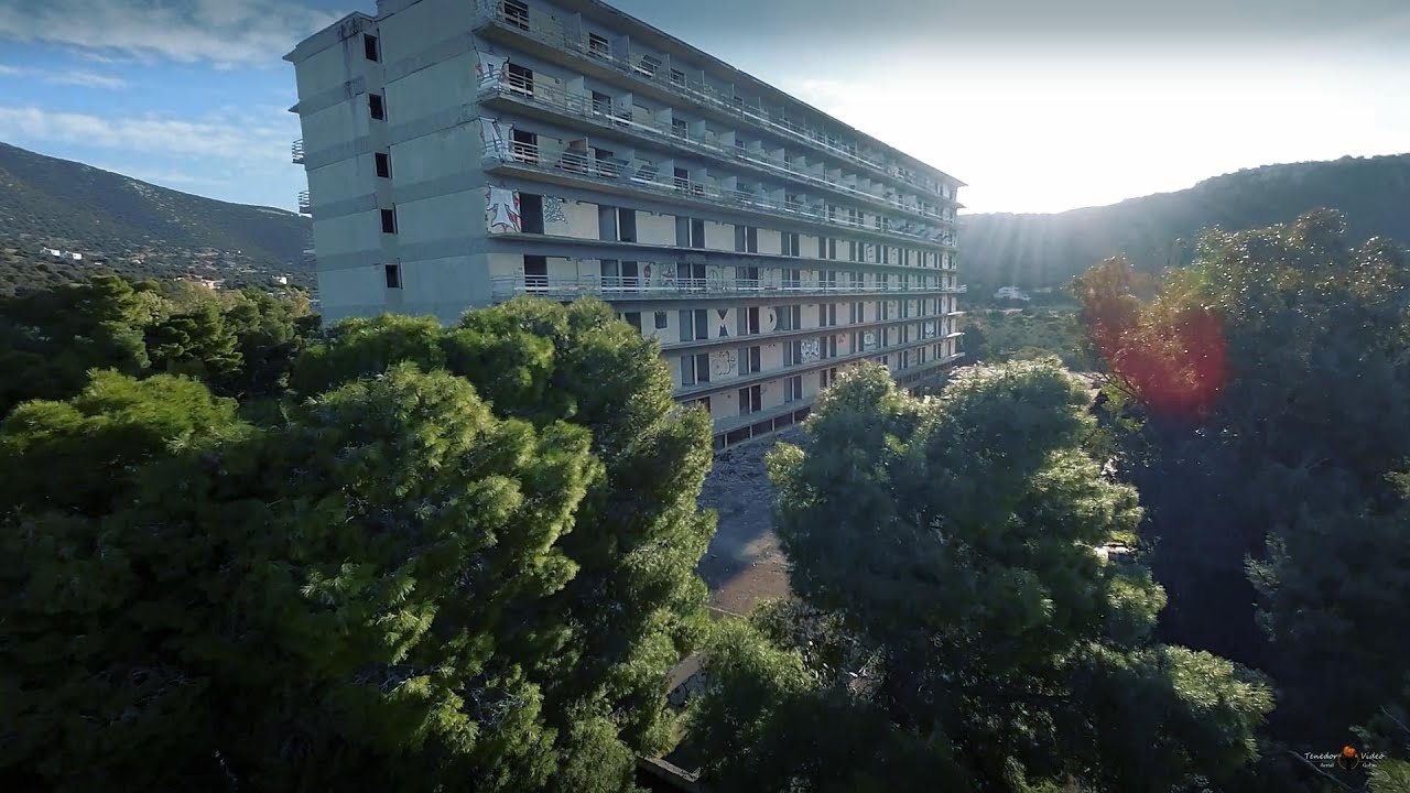 Flight Around the Abandoned Nudist Hotel of Salanti · Peloponnese · Flying With Avata * By Rico