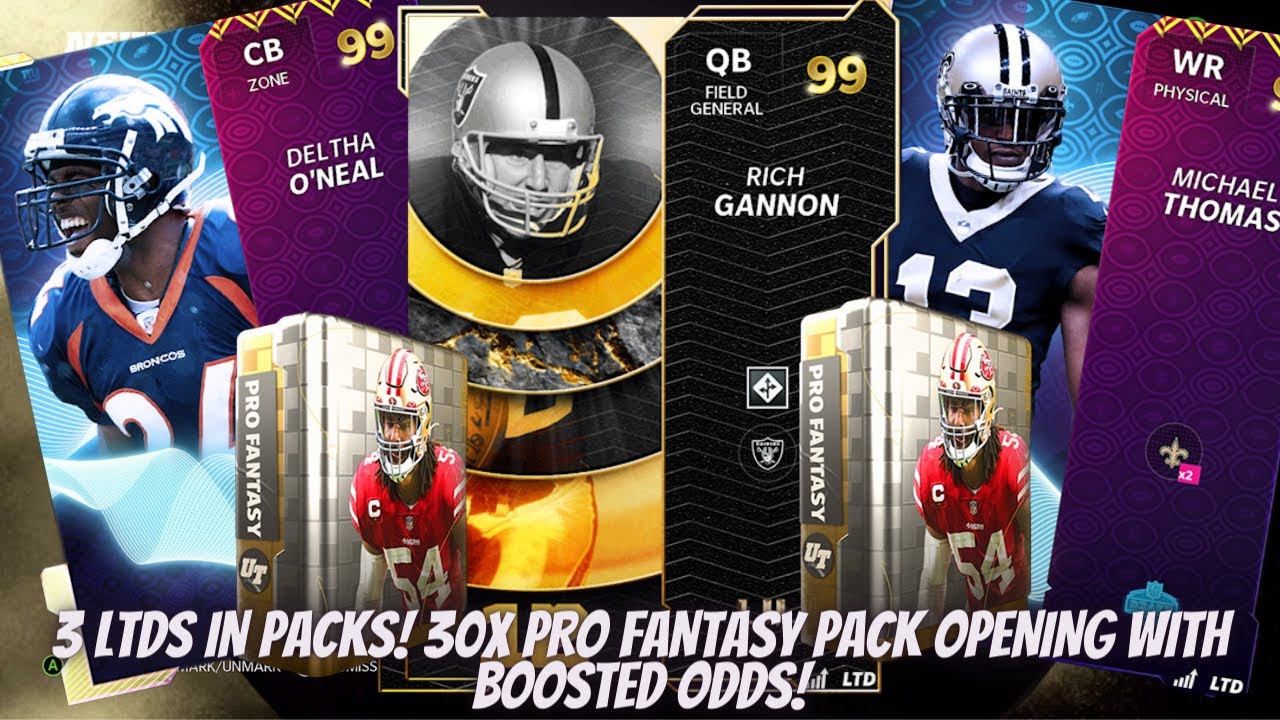 3 LTDS IN PACKS! 30X PRO FANTASY PACK OPENING WITH BOOSTED ODDS!