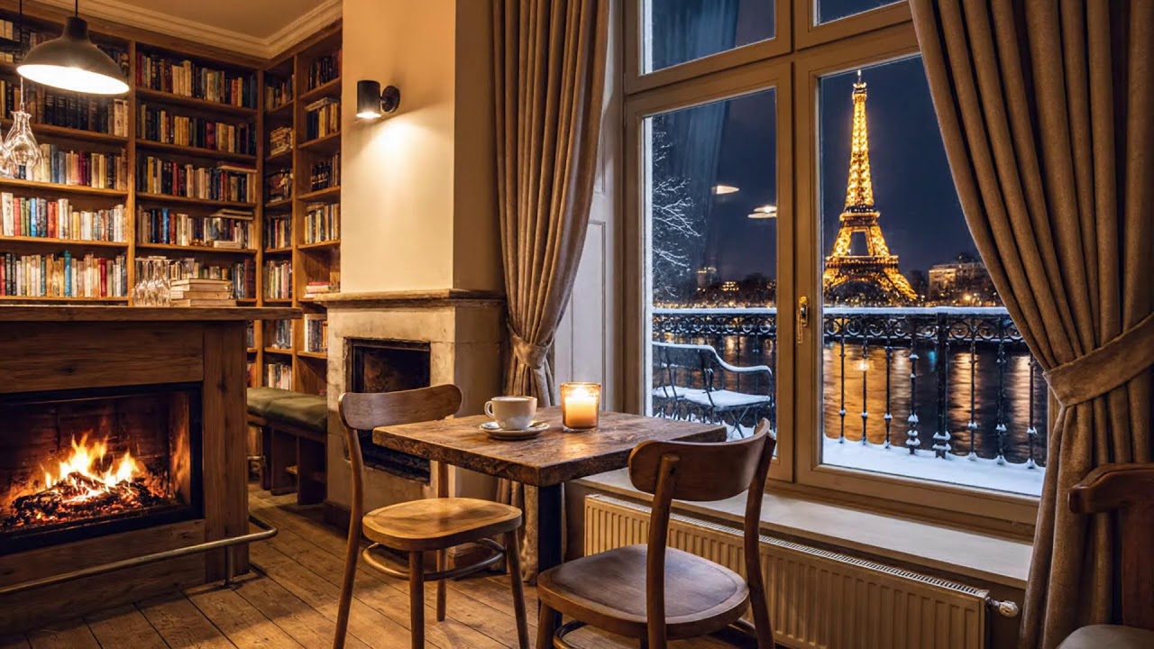 Midnight Café Jazz ☕ Relaxing Late Night Jazz for Calm & Productivity