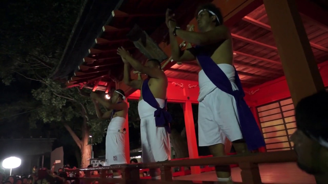 令和元年9月13日　玉前神社　上総十二社祭り　玉前神社神輿宮入り