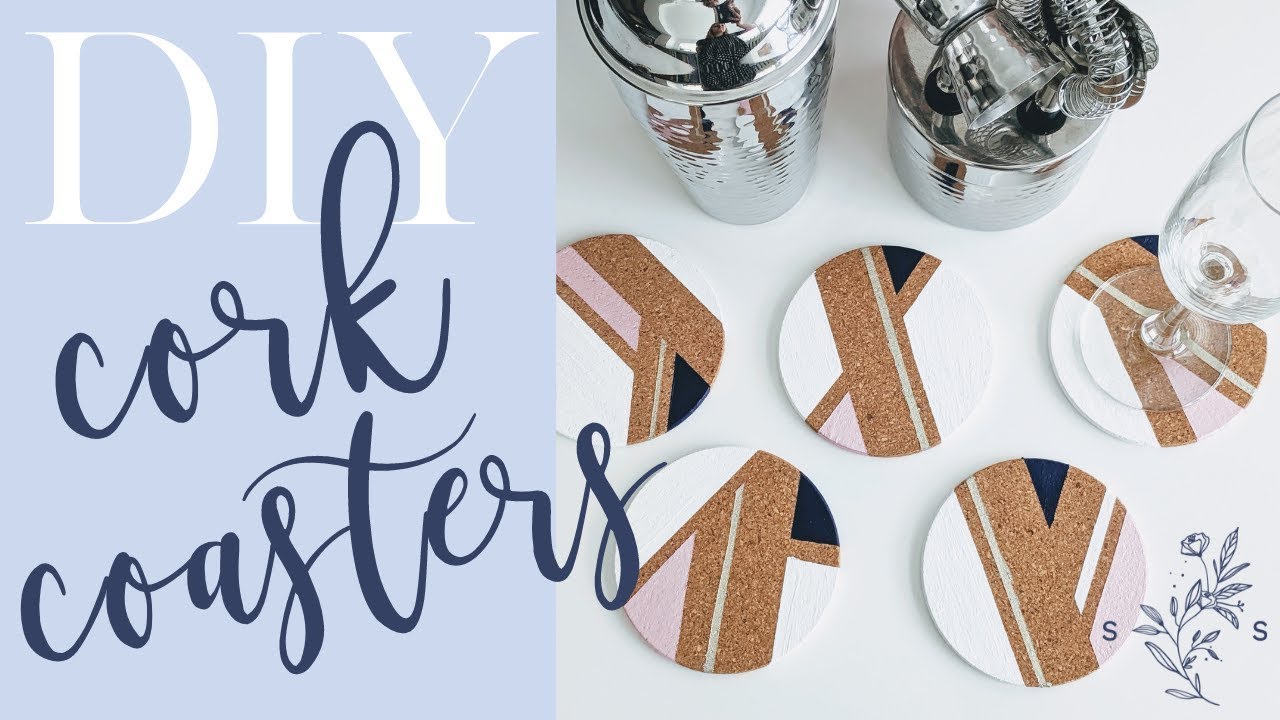 How to Paint Cork Coasters | DIY Tutorial with 4 Easy Steps!