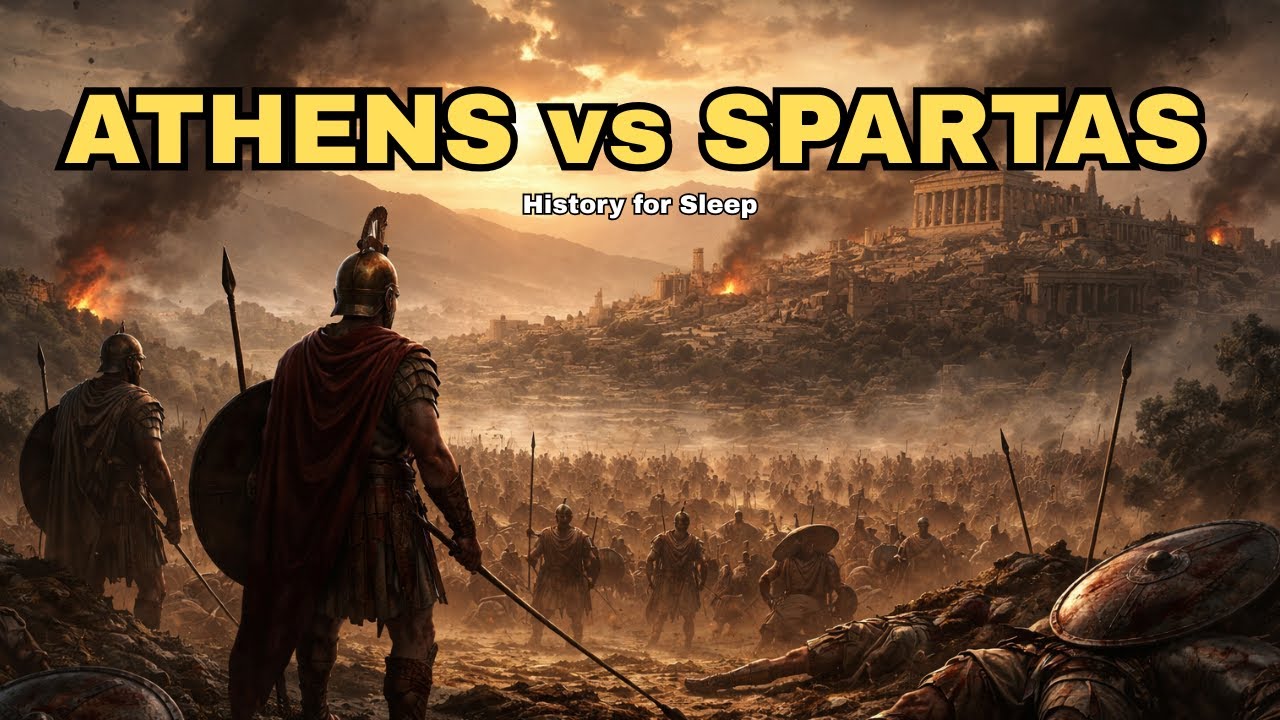 *NO ADS* GREEK MYTHOLOGY: ATHENS VS SPARTAS | Boring History For Sleep vol. 7
