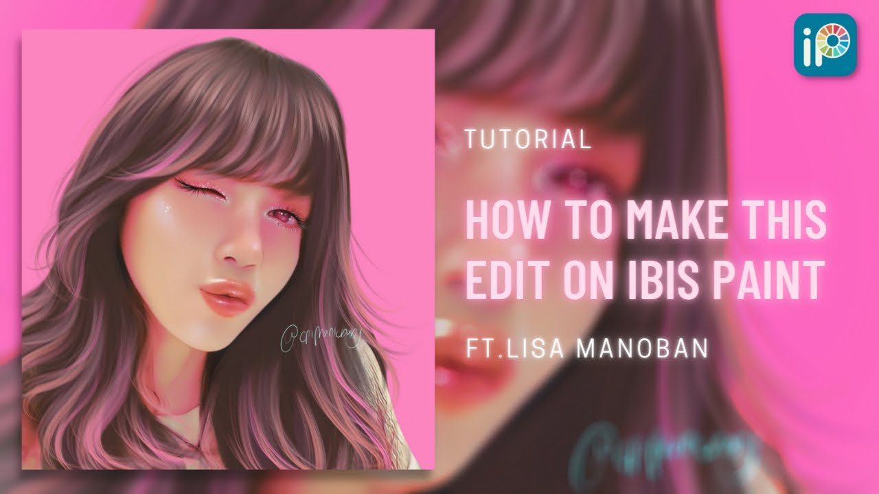 HOW TO MAKE THIS EDIT ON IBISPAINT pt. 5 | With QR Codes Brushes | ft. Lisa Manoban | @epiphanicbaby