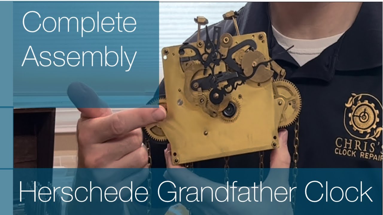 Herschede Grandfather Clock Assembly