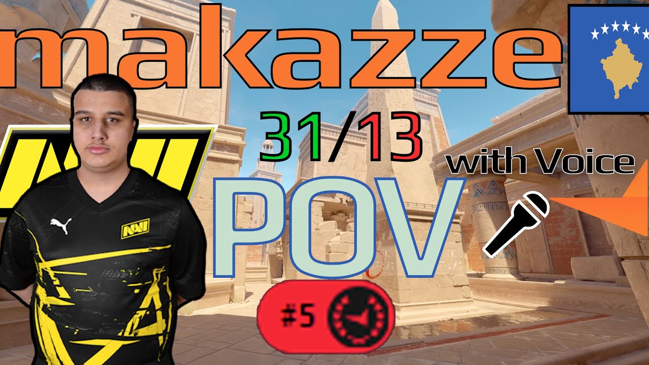 POV insane 17 yo. makazze (anubis) 31/13 Navi Jr Faceit Ranked with voice comms