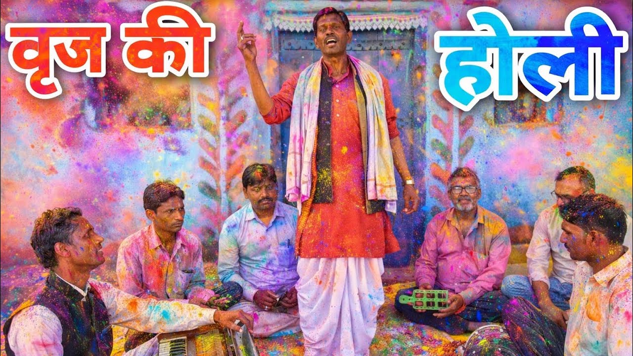 यशोदा जी के लाल खेले ब्रज में होली | बहुत ही शुद्ध और सादा होली लोकगीत | Vrij Ki Holi New Holi Song