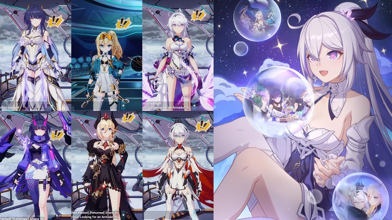 Bridge Interaction on Kiana's Birthday - Mini Durandal, Mei, Kiana