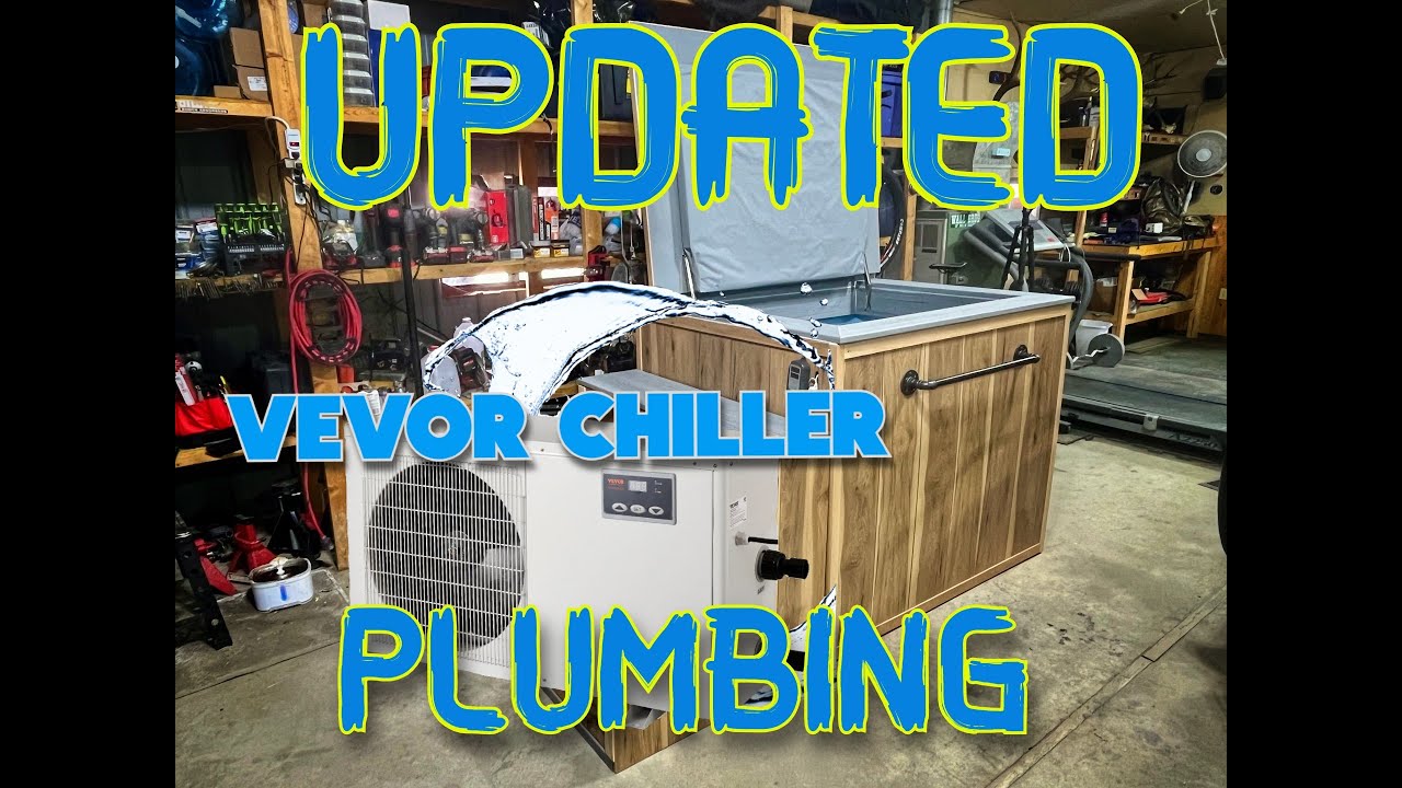 DIY IBC Tote Cold Plunge update/chiller plumbing and new accessorie.