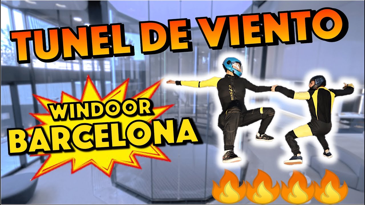 🌪💥TUNEL de VIENTO WINDOOR BARCELONA Cornella💥🌪 | 3h en la máquina del tiempo! 🕑