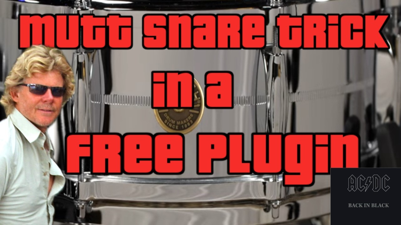 Бесплатный плагин Mutt Lange Drum Trick