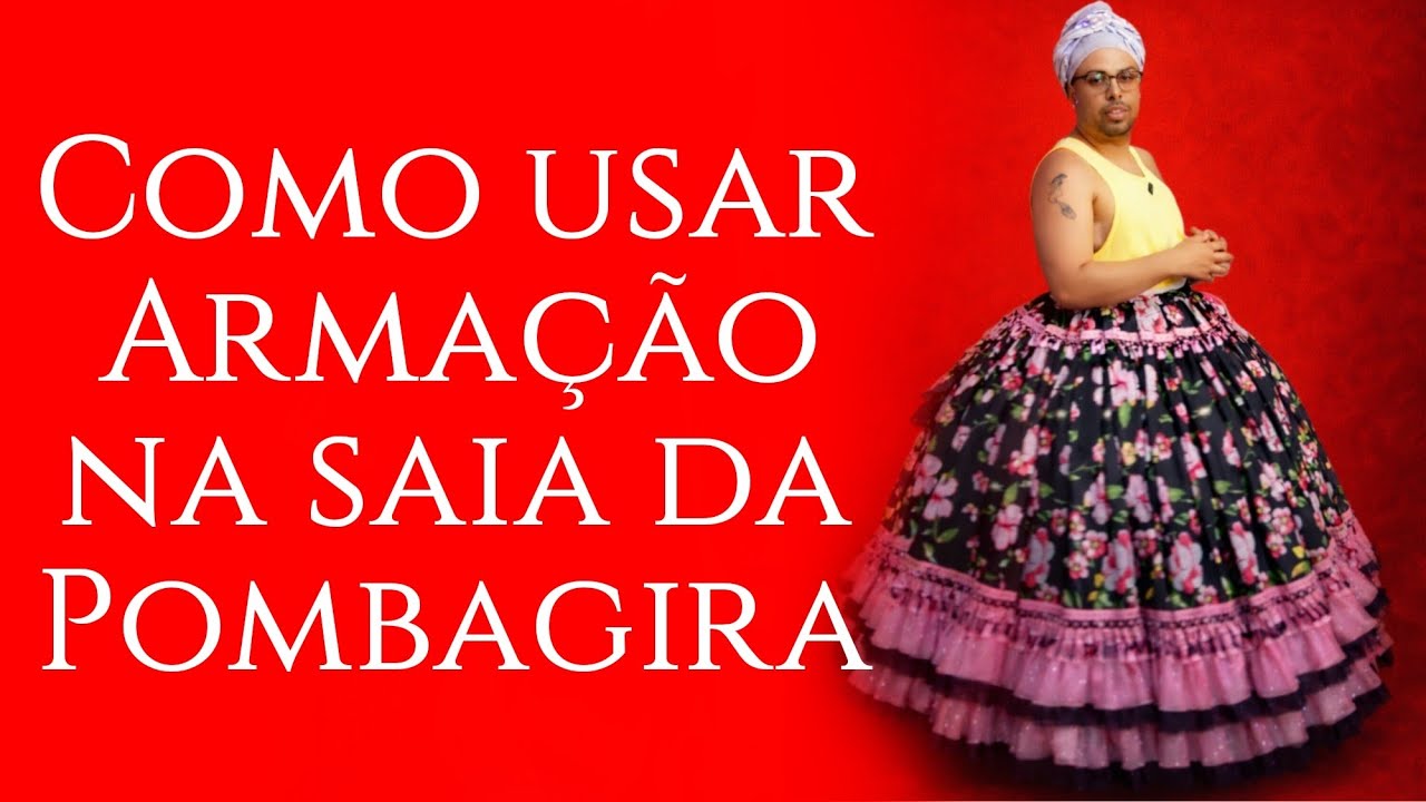 Como armar saia de Pombagira
