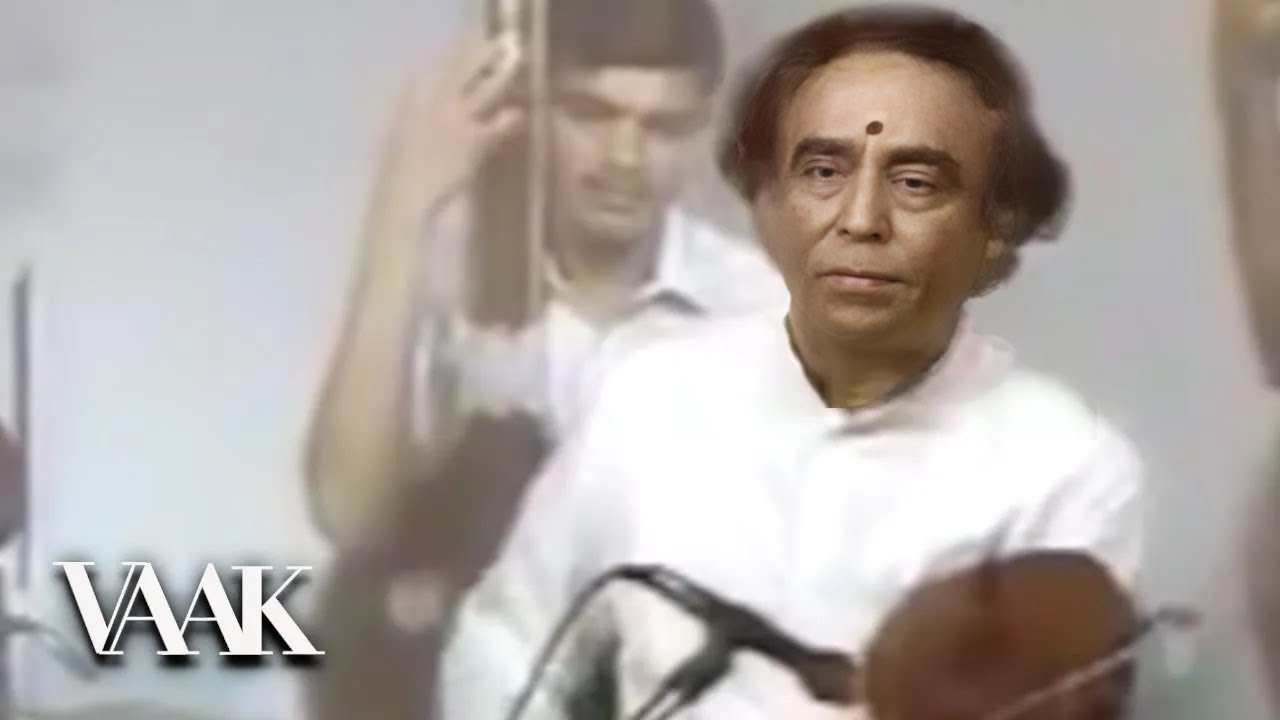 Lalgudi Jayaraman with Karaikudi Mani (Video) | Doordarshan Video Programme, 1985 #CarnaticTrios