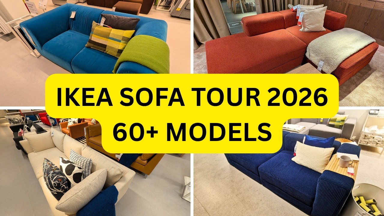 IKEA SOFA TOUR 2026 | Pełny przegląd ponad 60 modeli (nowości 2025 i klasyki)
