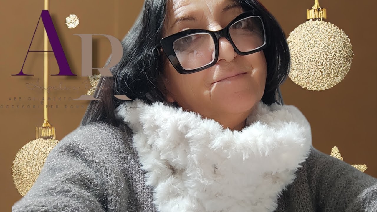 DIY - scaldacollo a rete in filato pelliccia