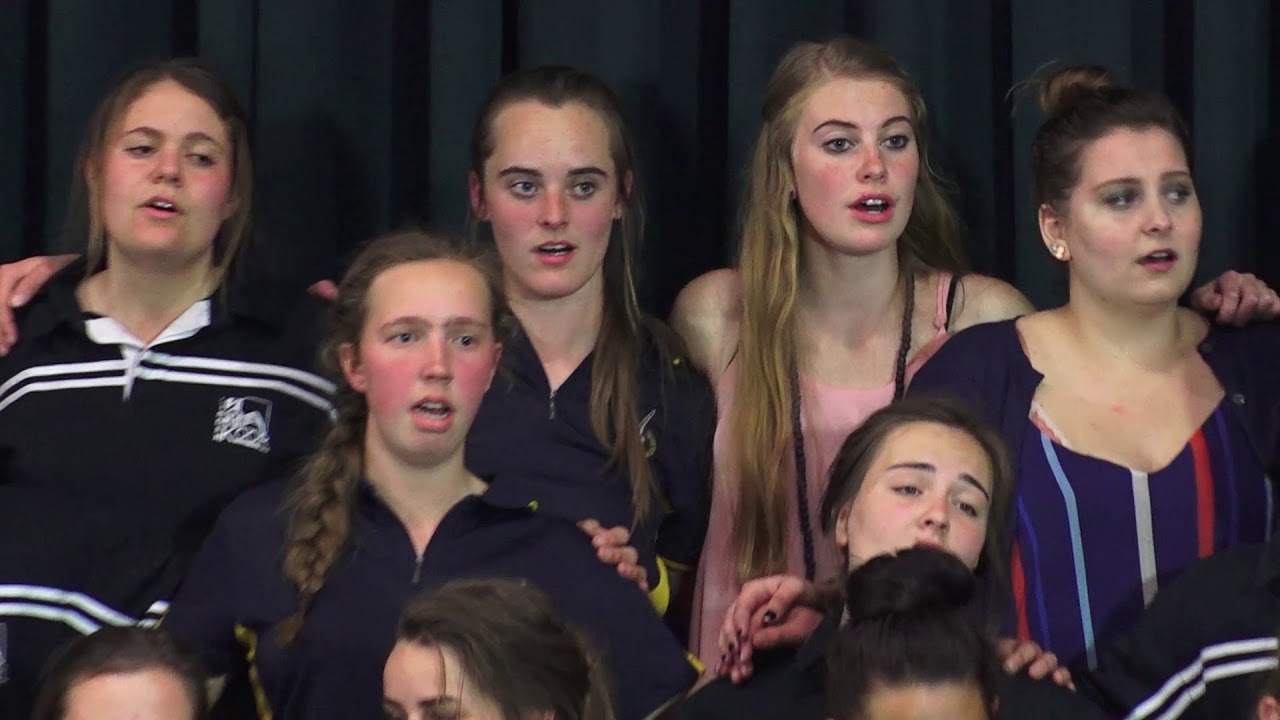 Monnaskoor & Lindenkoor performing,Halleluja   A van Rooyen, Soiree - Ho&euml;rskool Linden, 11 Aug 2017