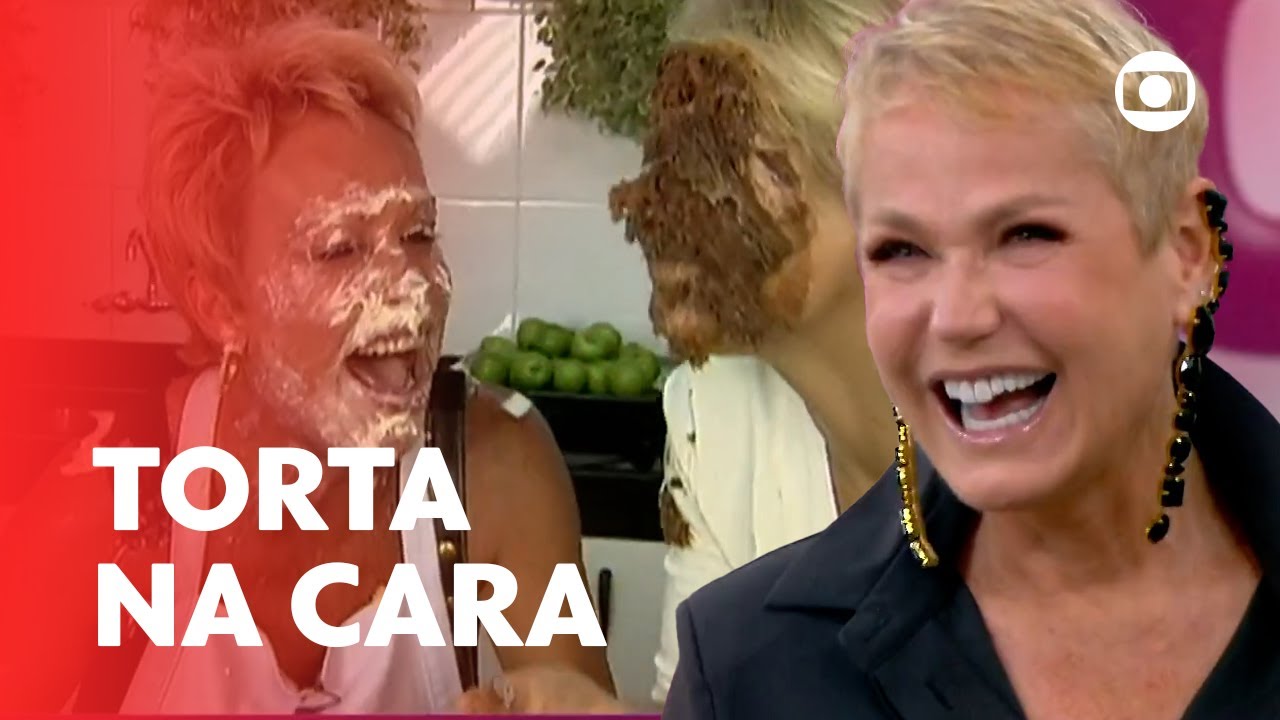 Xuxa a Ana Maria se divertem relembrando as guerras de torta na cara | Mais Você | TV Globo