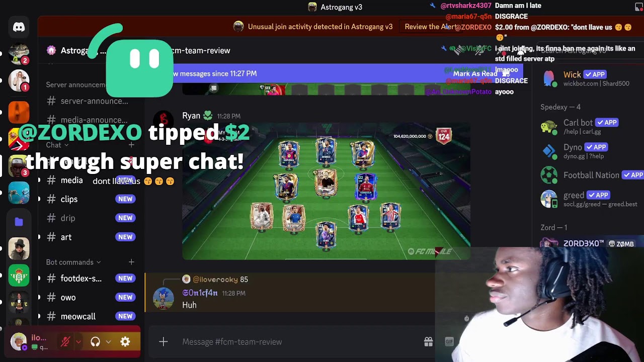 quick l;ate nighjt pack opening stream fc mobile world cup