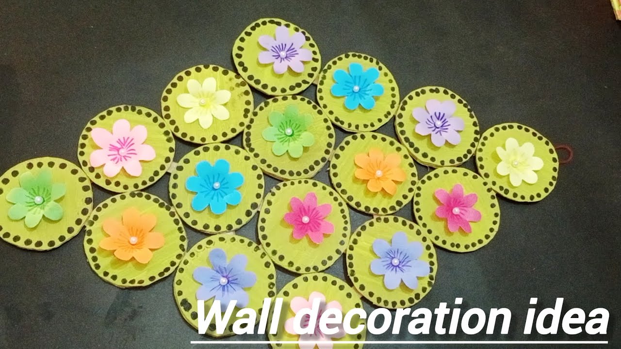 How to make unique wall decoration idea#diy #artandcraft #papercraft #viralvideo #artwithzaryal