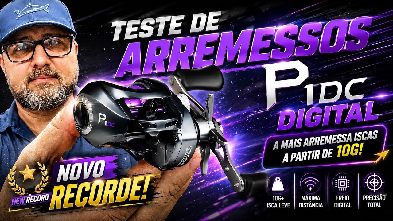 Carretilha TAKUMA P1DC é boa? Teste de arremessos