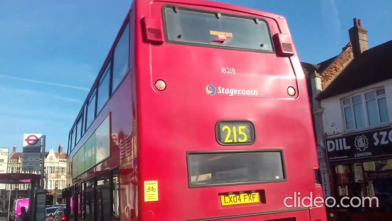 Filiming ALX400s Bus Journeys On Route 215 - On Stagecoach London - Throwback Videos from 2019