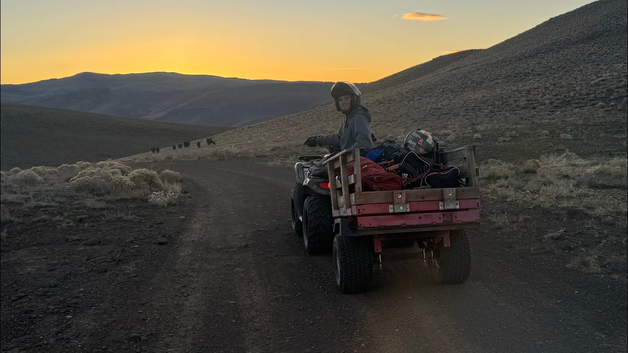 Atv Camping deep in the mountains 
