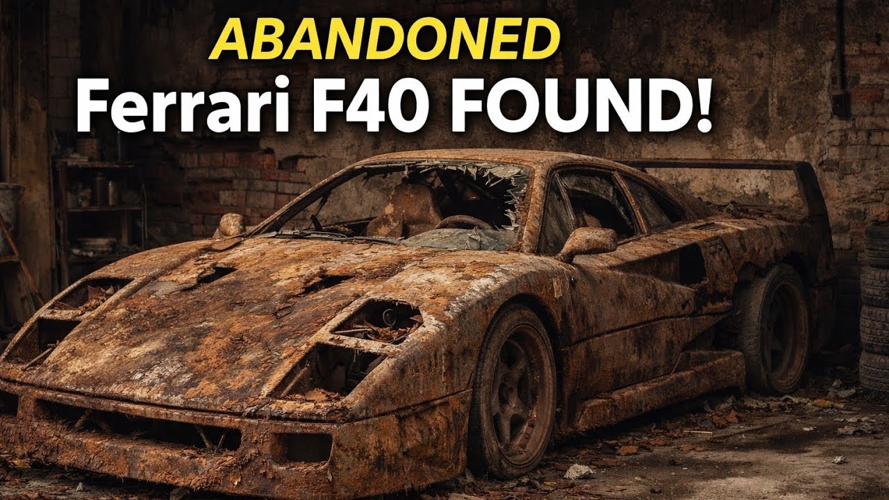 Ferrari F40 Restoration 😱 | World’s Most Iconic Supercar Reborn From Rust | #ASMR#ai#car #automobile