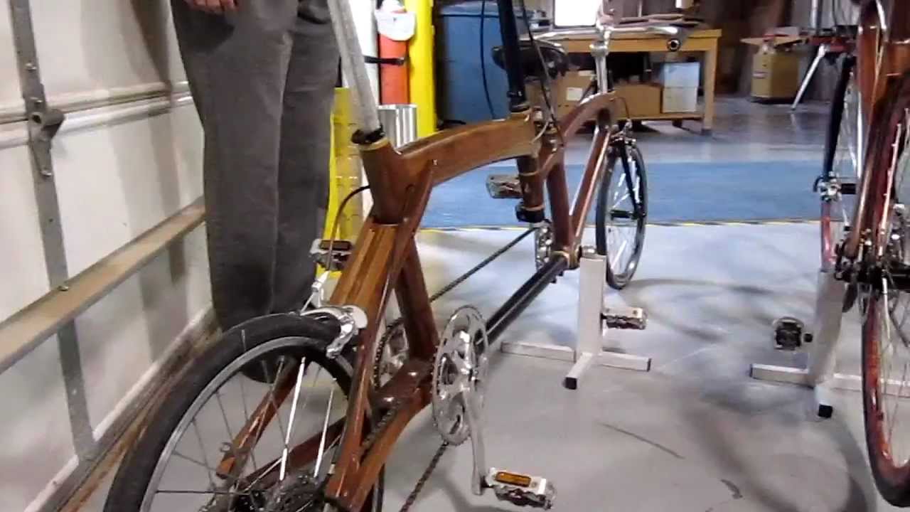 Wooden Bicycle Frames by Jay Kinsinger Cedarville University