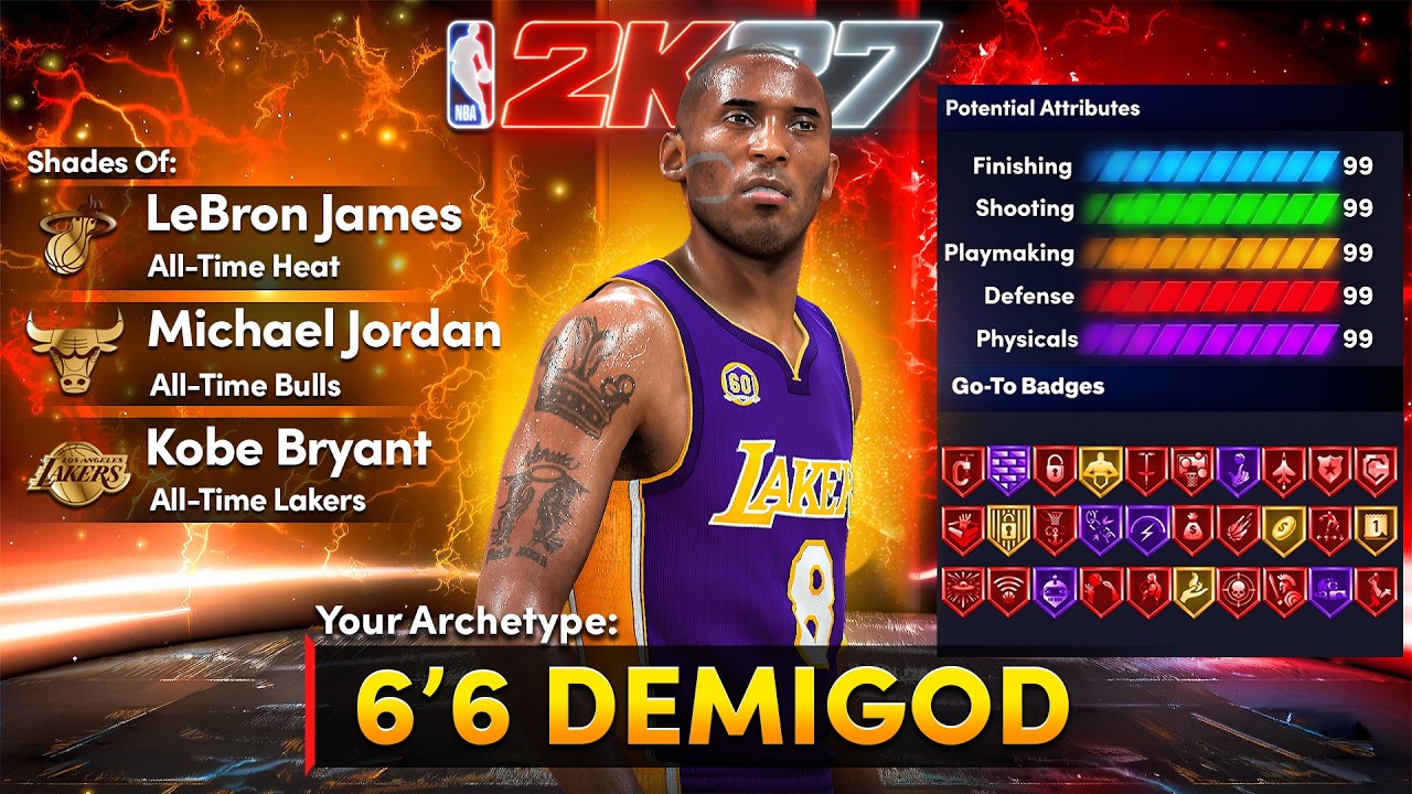 This 6'6 DEMI-G0D BUILD is CRAZY in NBA 2K27! Best All-Around 6'6 Guard Build 2k27!