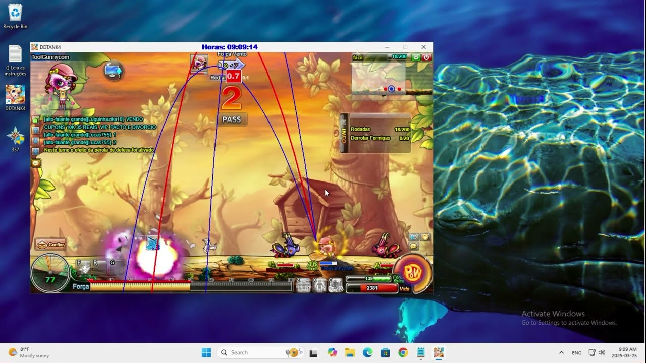 DDTank 337 NOVO LAUNCHER + FERRAMENTA (ToolGunny.com)